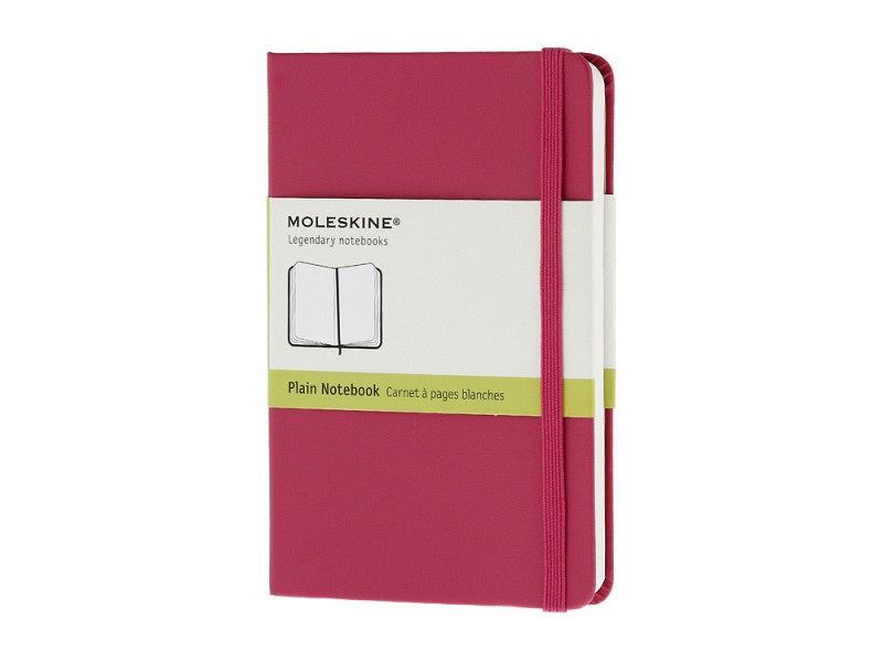 Записная книжка Moleskine Classic (нелинованный), Pocket (9х14 см), розовый