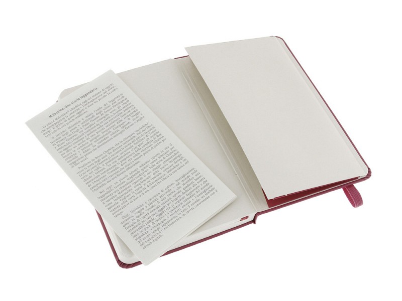 Записная книжка Moleskine Classic (нелинованный), Pocket (9х14 см), розовый