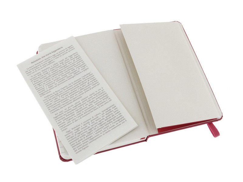 Записная книжка Moleskine Classic (в линейку), Pocket (9х14 см), розовый