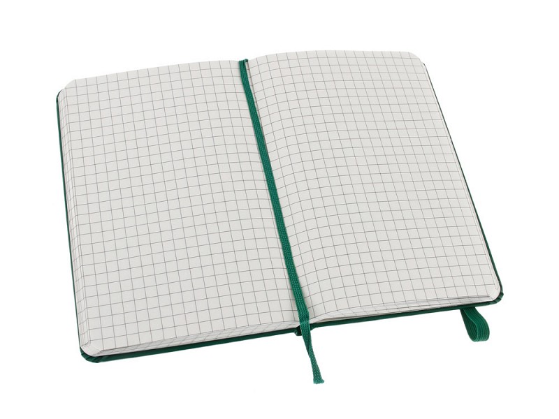Записная книжка Moleskine Classic (в клетку), Pocket (9х14 см), зеленый
