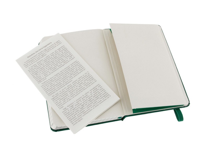Записная книжка Moleskine Classic (в клетку), Pocket (9х14 см), зеленый