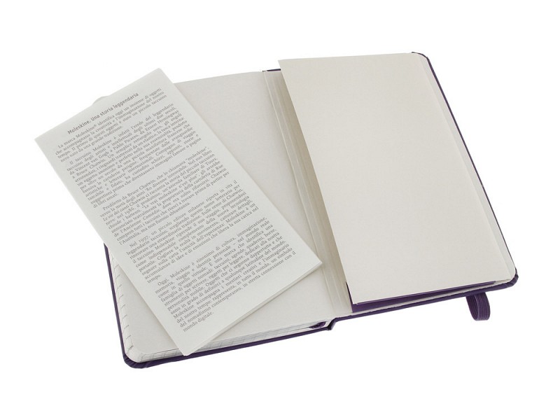 Записная книжка Moleskine Classic (в клетку), Pocket (9х14 см), фиолетовый