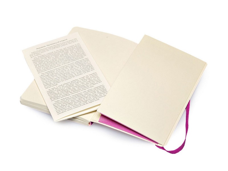 Записная книжка Moleskine Classic Soft (нелинованный), Pocket (9х14 см), темно-розовый