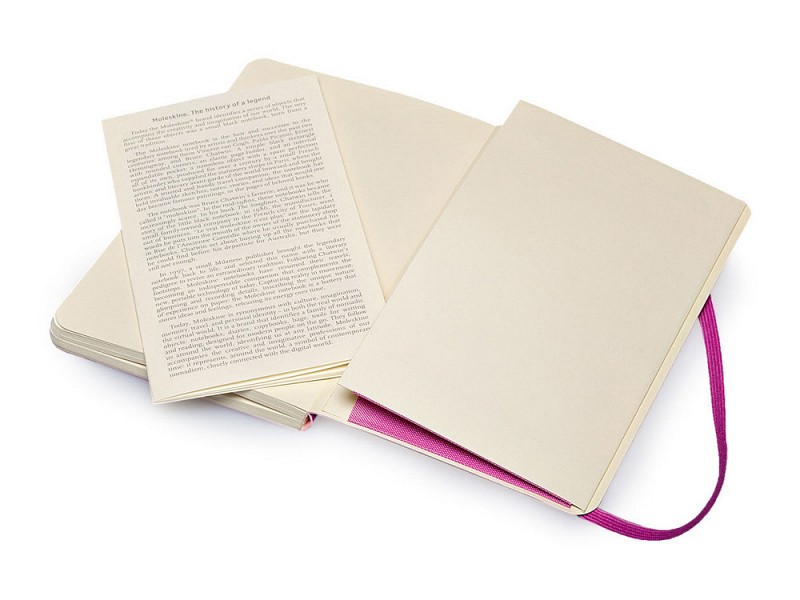 Записная книжка Moleskine Classic Soft (в линейку), Pocket (9х14 см), темно-розовый