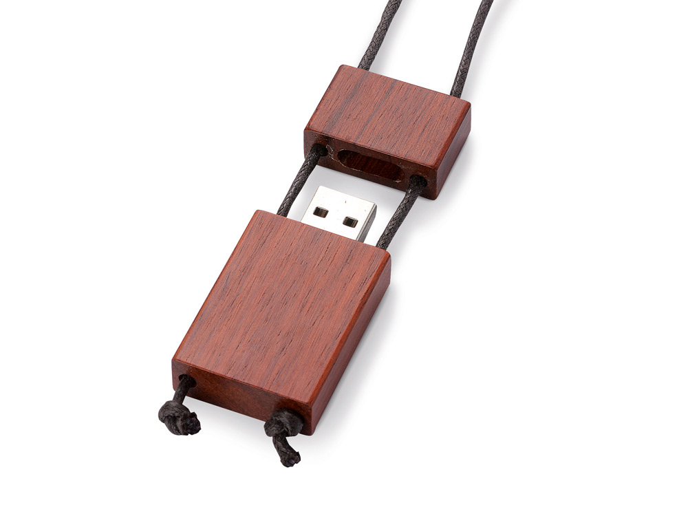 Флеш-карта USB 2.0 на 4 Гб на шнурке