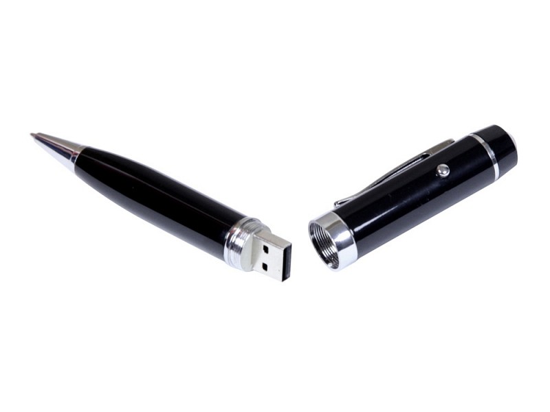 USB-флешка на 32 Гб виде ручки с лазерной указкой