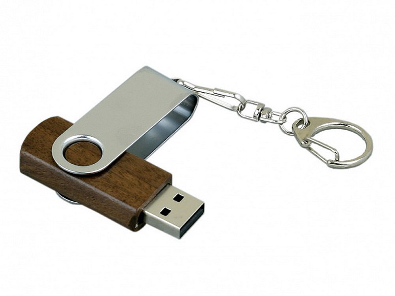 USB-флешка промо на 32 Гб с поворотным механизмом