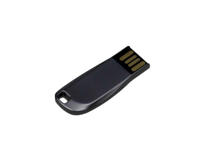 USB-флешка на 64 Гб компактная с мини чипом и овальным отверстием