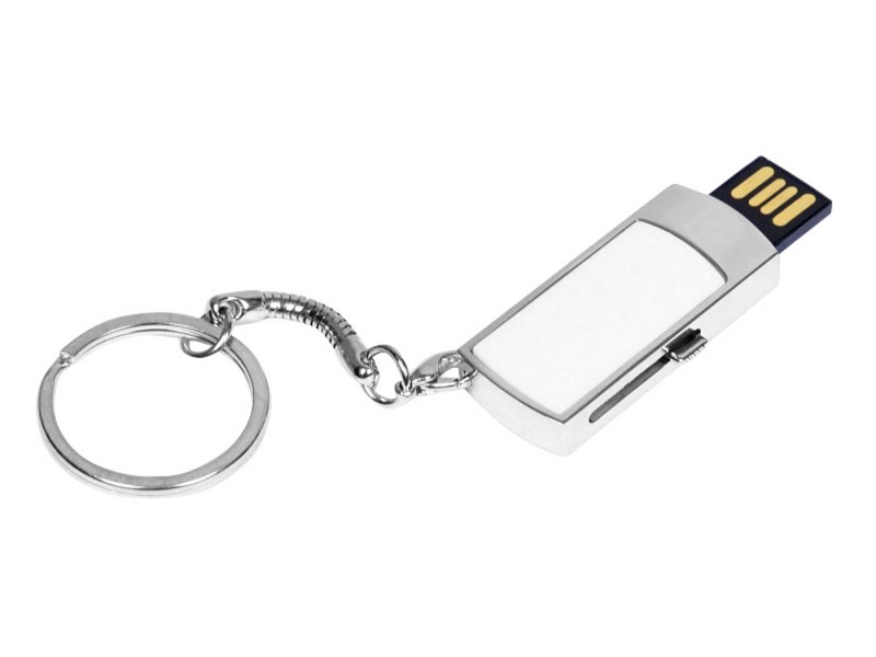 USB-флешка на 64 Гб с выдвижным механизмом и мини чипом