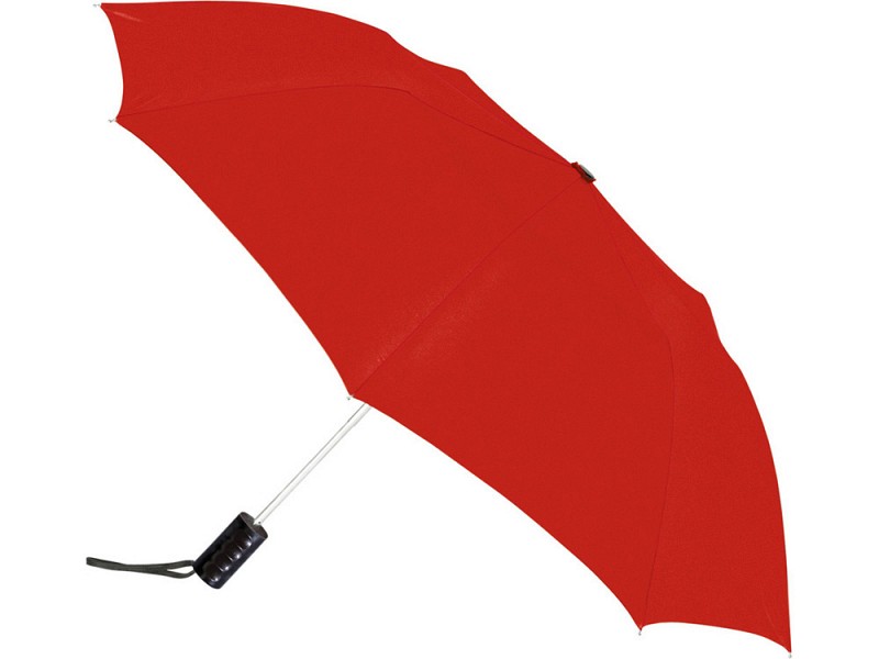 Зонт складной полуавтоматический красный