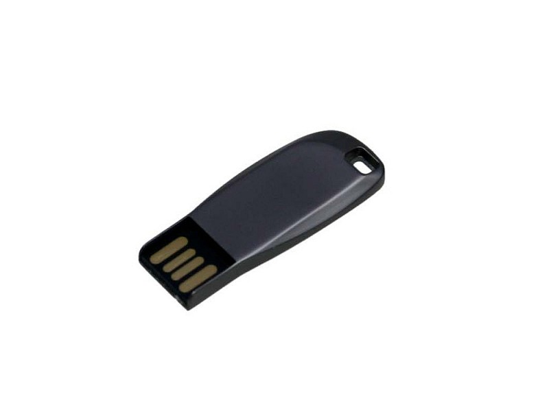 USB-флешка на 16 Гб компактная с мини чипом и овальным отверстием