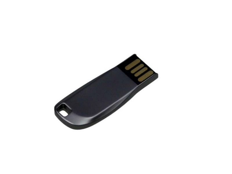 USB-флешка на 16 Гб компактная с мини чипом и овальным отверстием