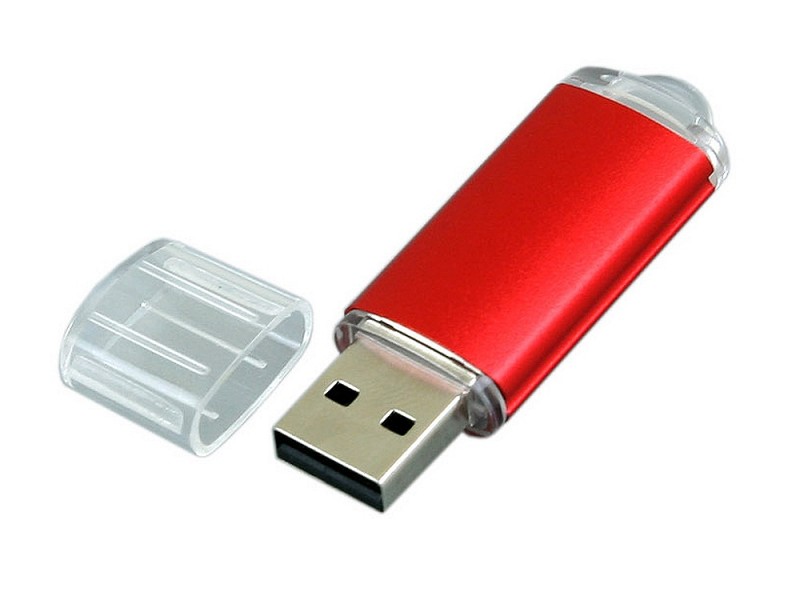 USB-флешка на 64 Гб с прозрачным колпачком