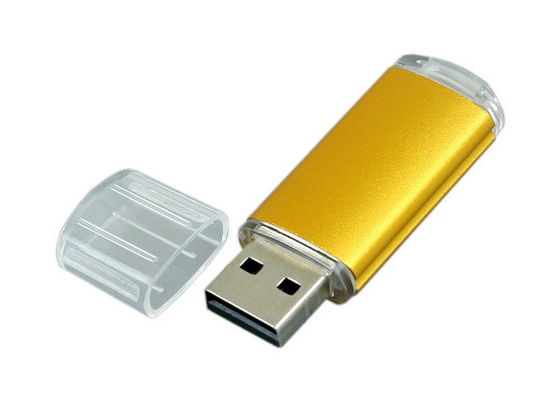 USB-флешка на 64 Гб с прозрачным колпачком