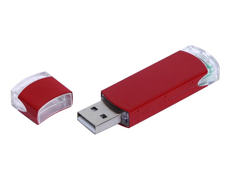 USB-флешка промо на 32 Гб прямоугольной классической формы