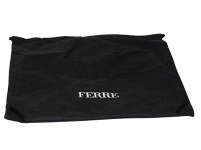 Набор Ferre (Джанфранко Ферре): дамская сумка из высококачественного материала с кожаными ручками и дизайнерскими электронными часами