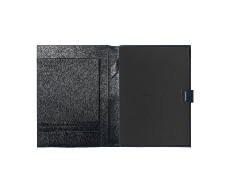 Папка с бумажным блоком А4 «Pure Leather Black»