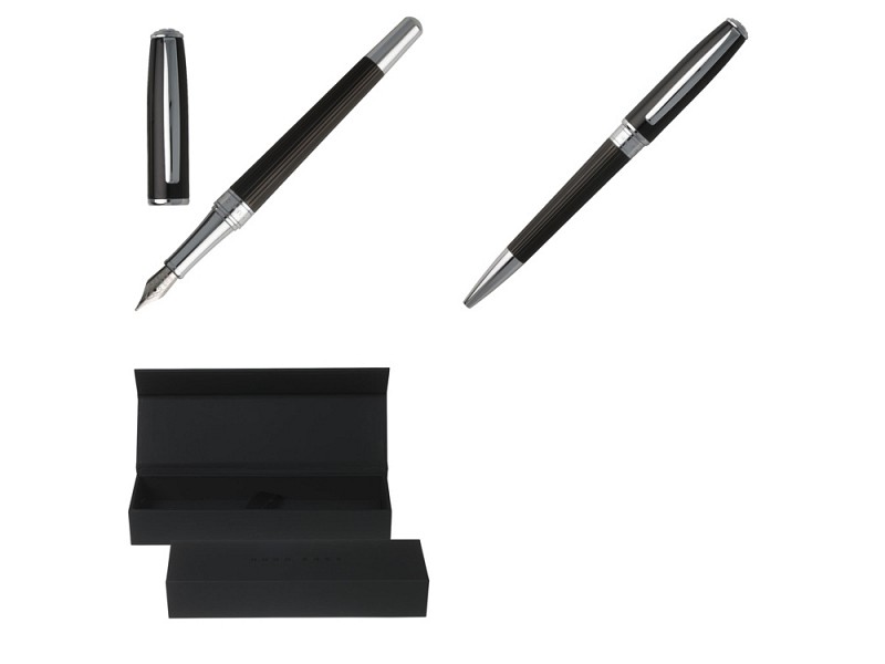 Подарочный набор «Essential Striped»: ручка перьевая, ручка шариковая